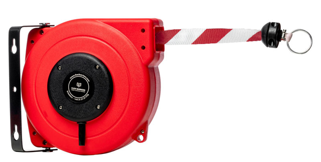 Flexibarrier Safety Barrier Reel - Heavy duty barrier belt (9-18m)