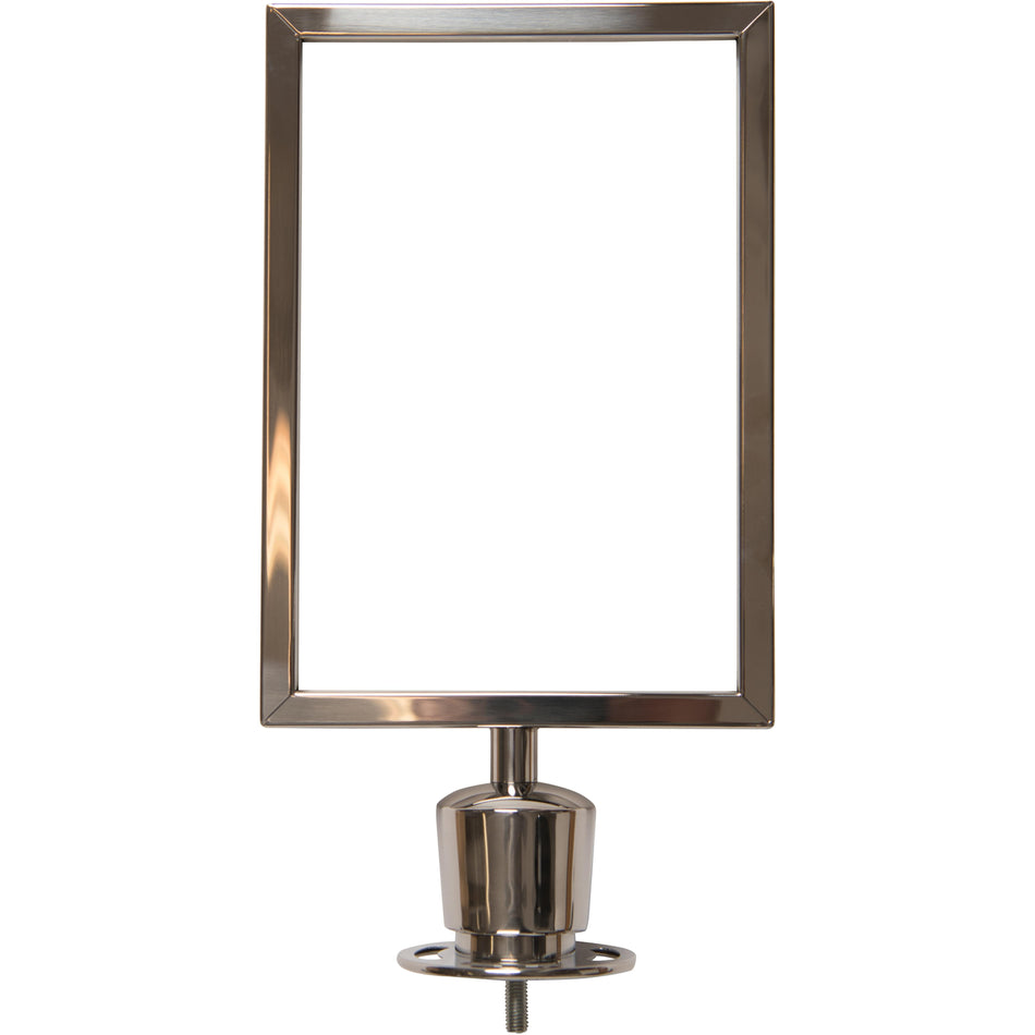 Sign Holder for Flexibarrier Post & Rope Stanchions