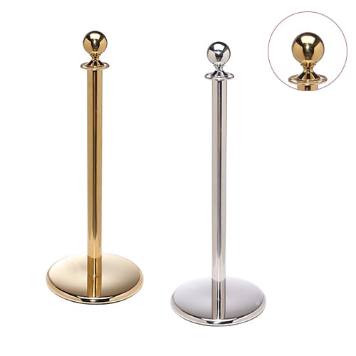 Flexibarrier Post & Rope Barrier - Premium Ball Top-