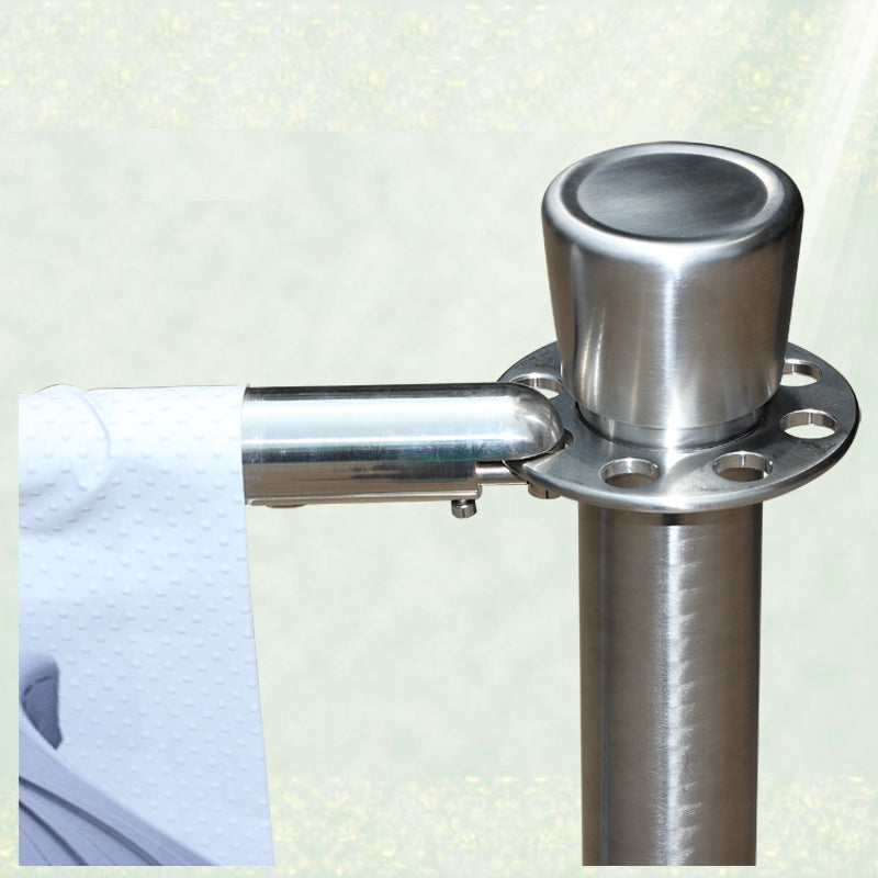 Flexibarrier Cafe Barrier Set -Premium Silver- (including custom printed banner)