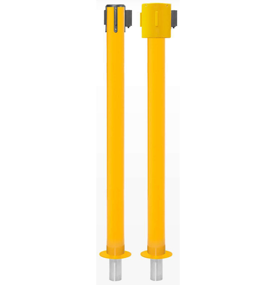 Poste separador de cinta FlexiBarrier - SafetyPlus Removable - (cinta de 3,4 m/4,9 m/10,6 m)