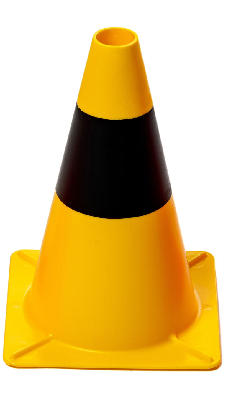 Flexibarrier Traffic Cone 30cm -Kit- 20pcs (Black/Yellow)