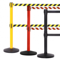 FlexiBarrier Afzetpaal -BasicTwin 250- (2 x 3,4m band) 