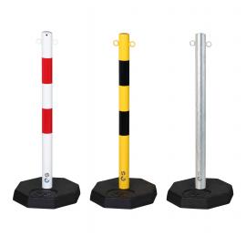 Flexibarrier Afzetpaal & Koord -Staal-