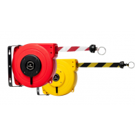 Flexibarrier Safety Barrier Reel - Kulutuksenkestävä rajausnauha (9-18m)