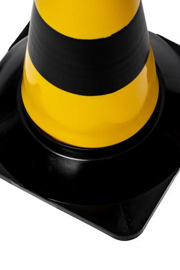 Flexibarrier Traffic Cone 50cm -Kit- 10pcs (Black/Yellow)