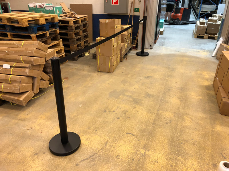 FlexiBarrier Avspärrningsstolpe -Basic 550-